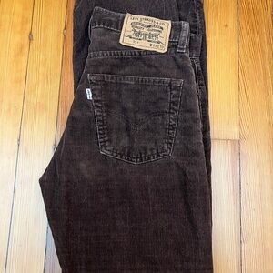 Levi’s 551 Brown Corduroys 29x30